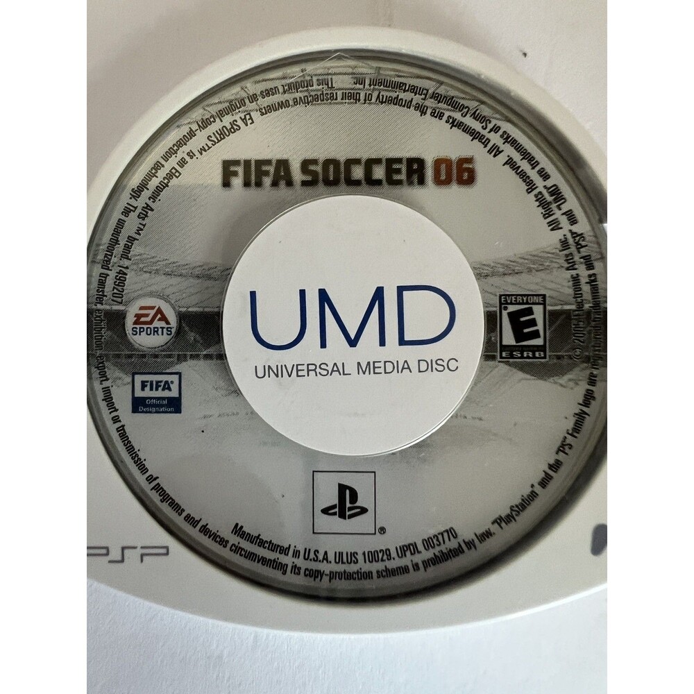 PSP FIFA Soccer DISC ONLY has not been tested but no signs of ware on disk
